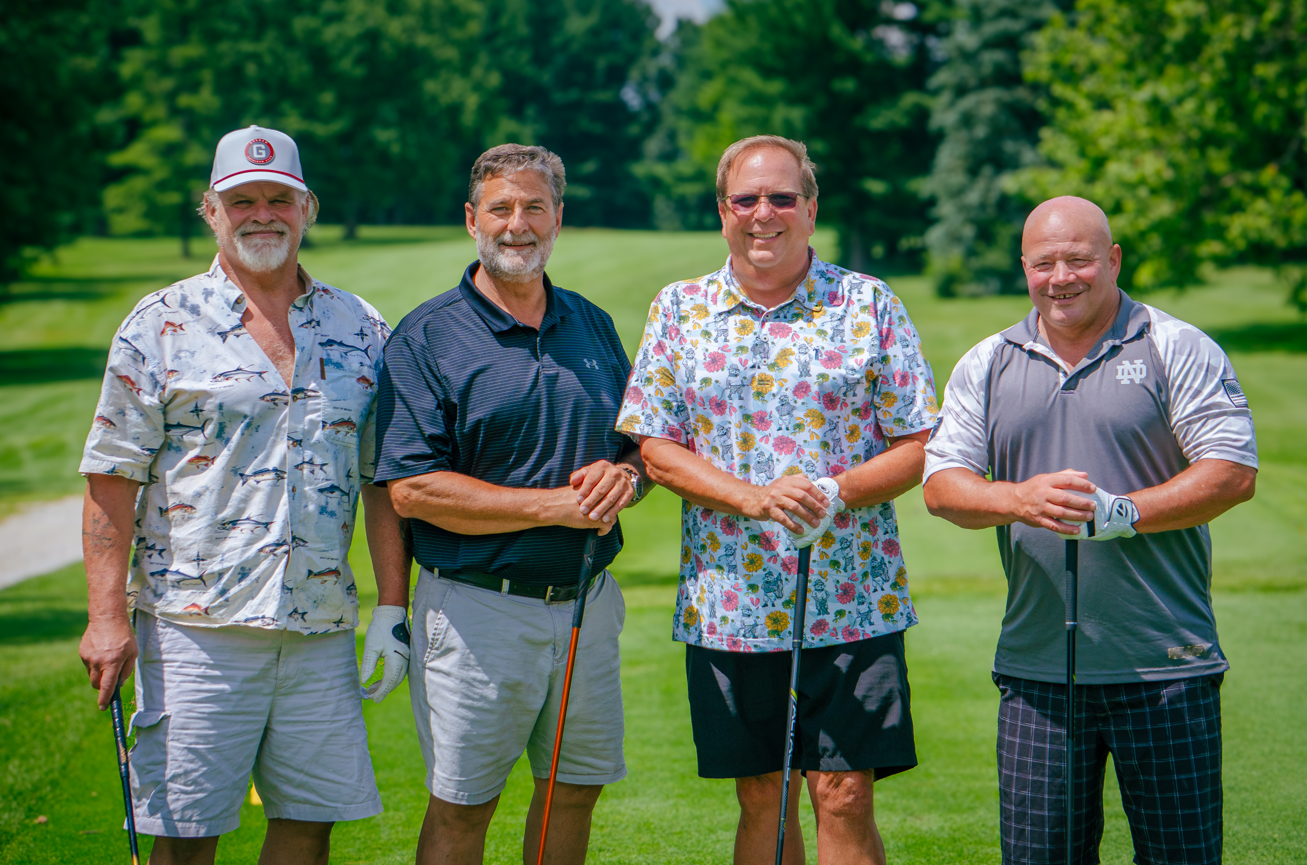 Photo of a team at the 2026 Gridiron Club Golf Outing.